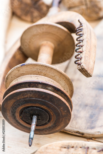 Vintage wooden tools