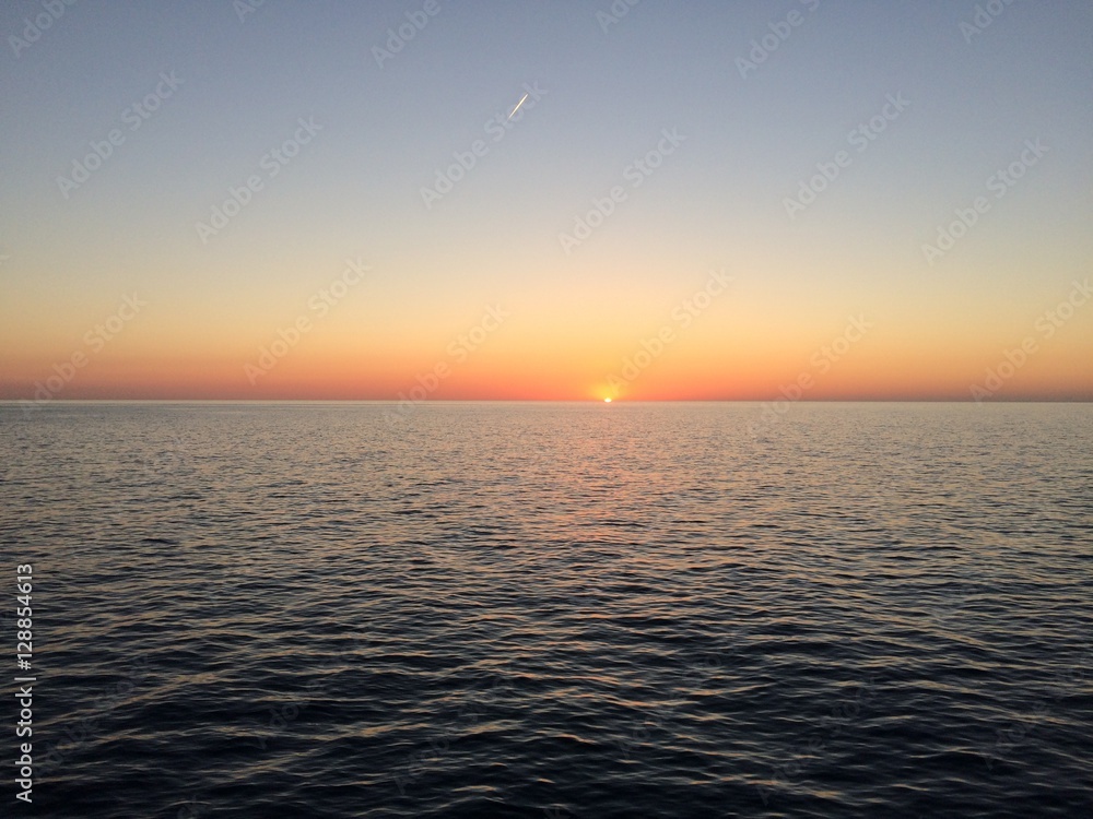 Amanecer en el Mediterráneo