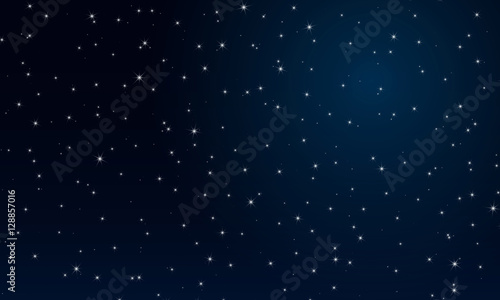 The abctract night the starry sky.Vector