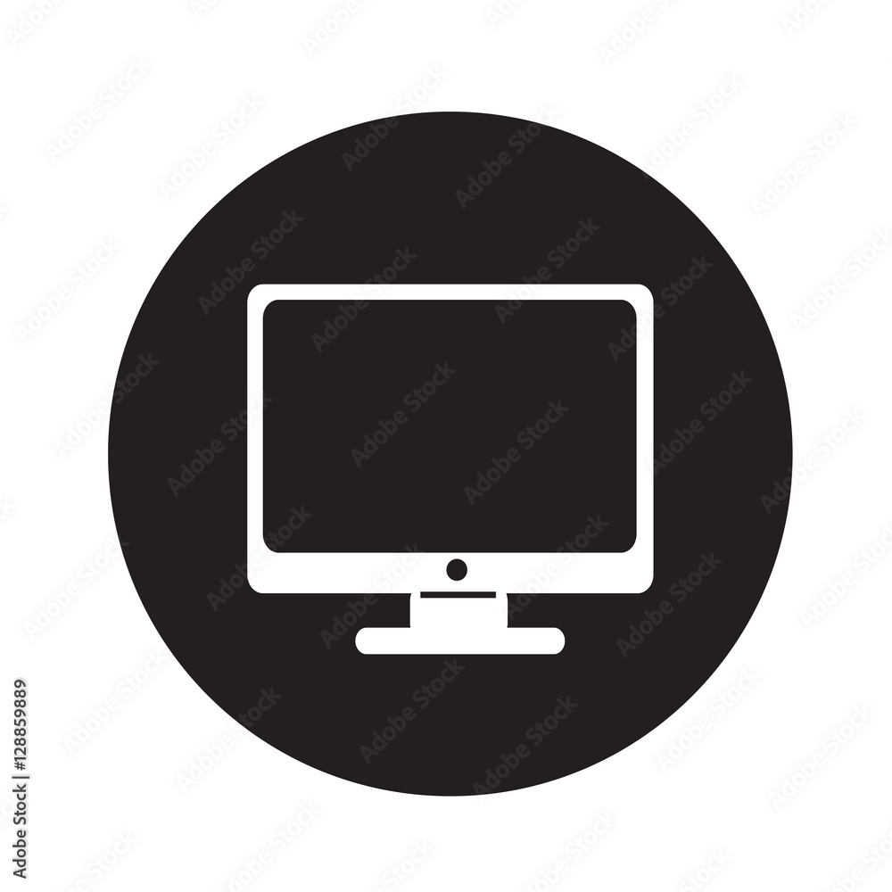 monitor icon illustration design monitor icon illustration design