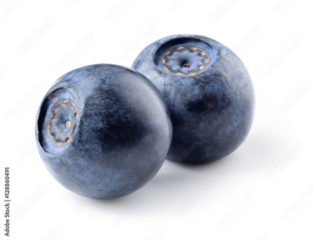 Blueberry. Fresh berries isolated on white. Blueberry. Fresh berries isolated on white.