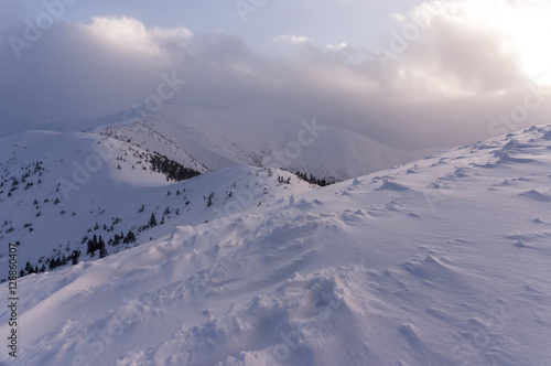 Panorama mountain winter landscape. Tatry © Jacek Jacobi