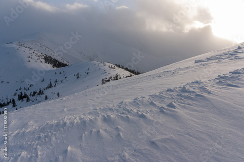 Panorama mountain winter landscape. Tatry © Jacek Jacobi