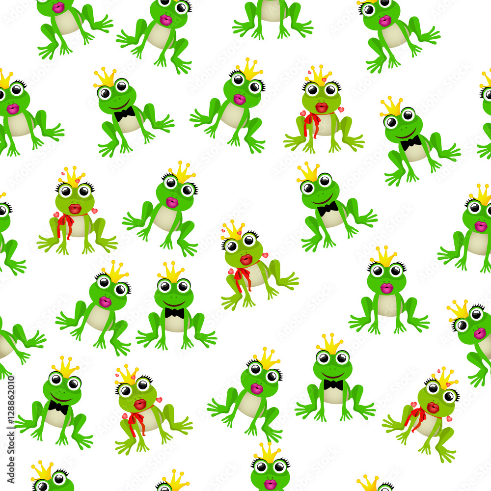 Fototapeta premium frog prince or princess