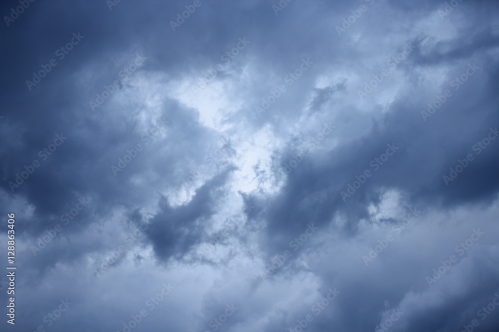 blue sky and big cloud with covered raincloud beautiful in nature blue sky and big cloud with covered raincloud beautiful in nature