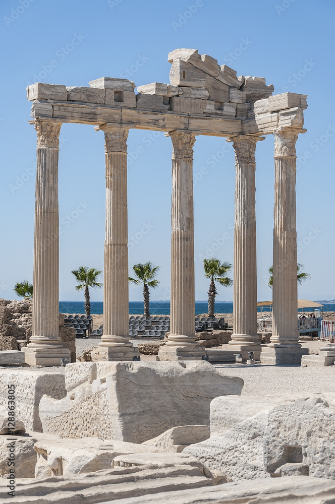 Side Temple of Apollo Ruins