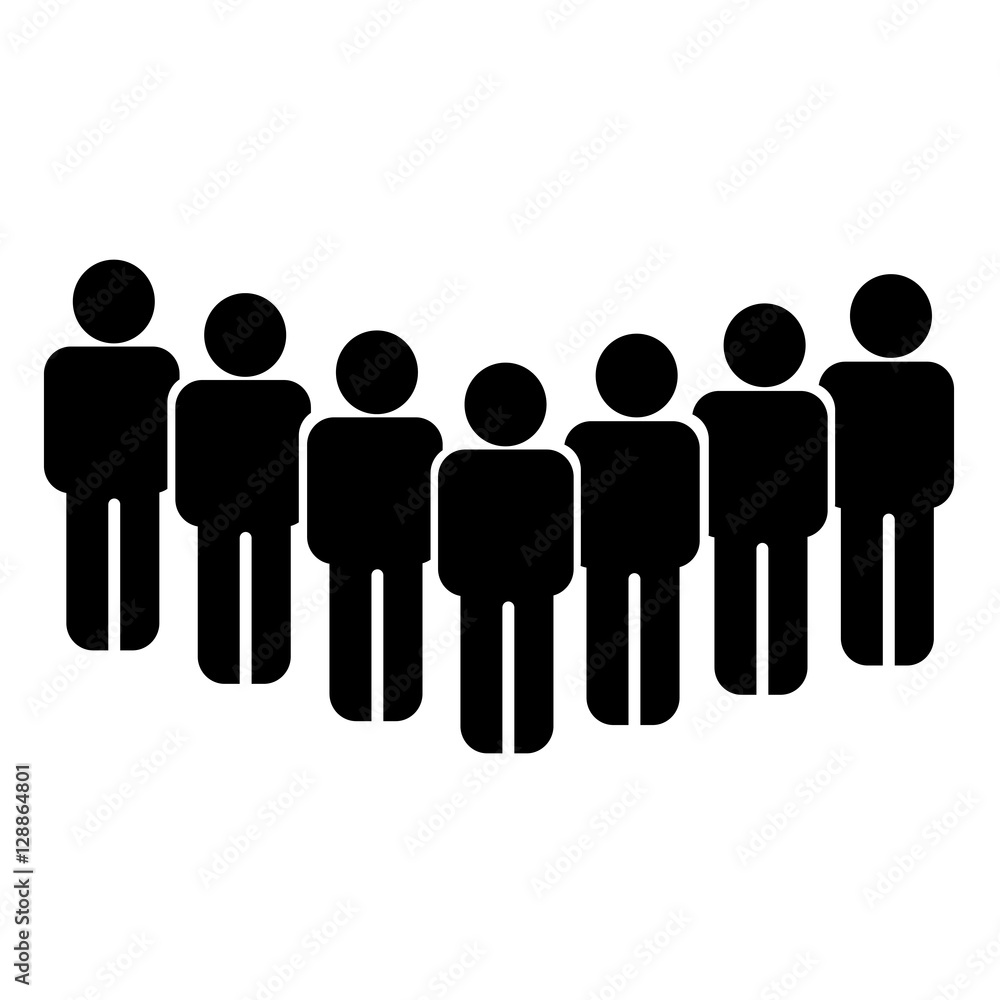 People icon illustration design People icon illustration design