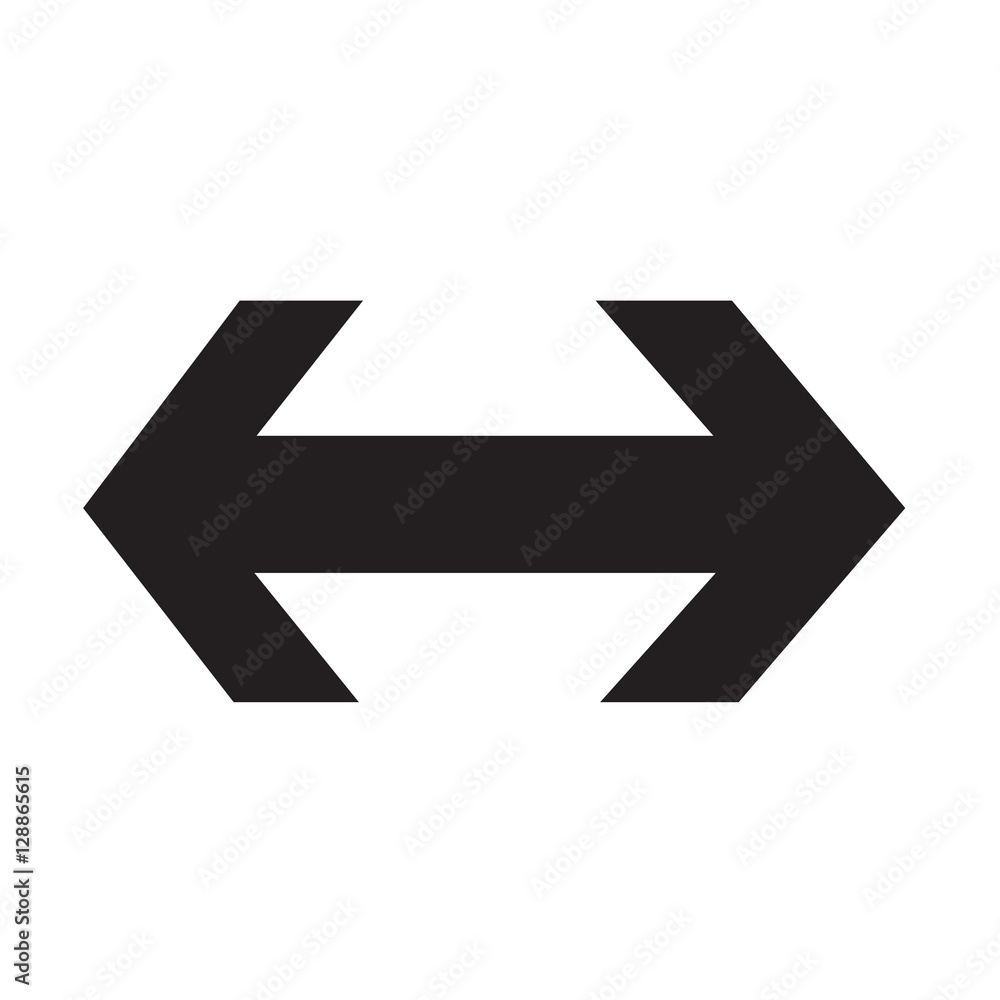 2 way arrow icon illustration design 2 way arrow icon illustration design