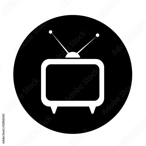 TV icon illustration design