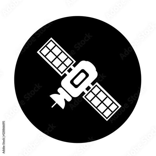 satellite icon illustration design