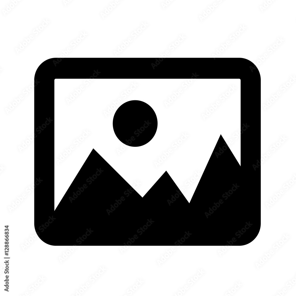 Photo icon illustration design Photo icon illustration design