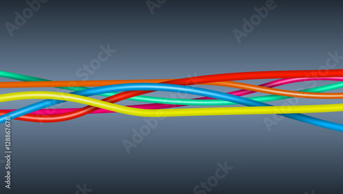 Colored Electric Wires