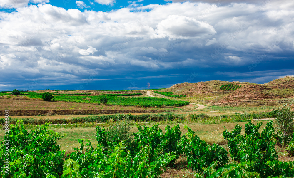 Picturesque landscape of Spain