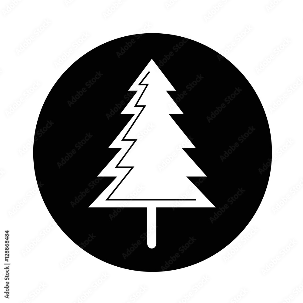 christmas tree icon illustration design christmas tree icon illustration design
