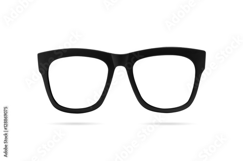 Glasses isolated