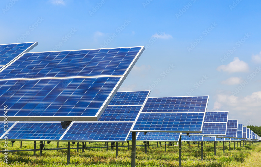 solar panels photovoltaics in solar farm power station for alternative energy from the sun solar panels photovoltaics in solar farm power station for alternative energy from the sun