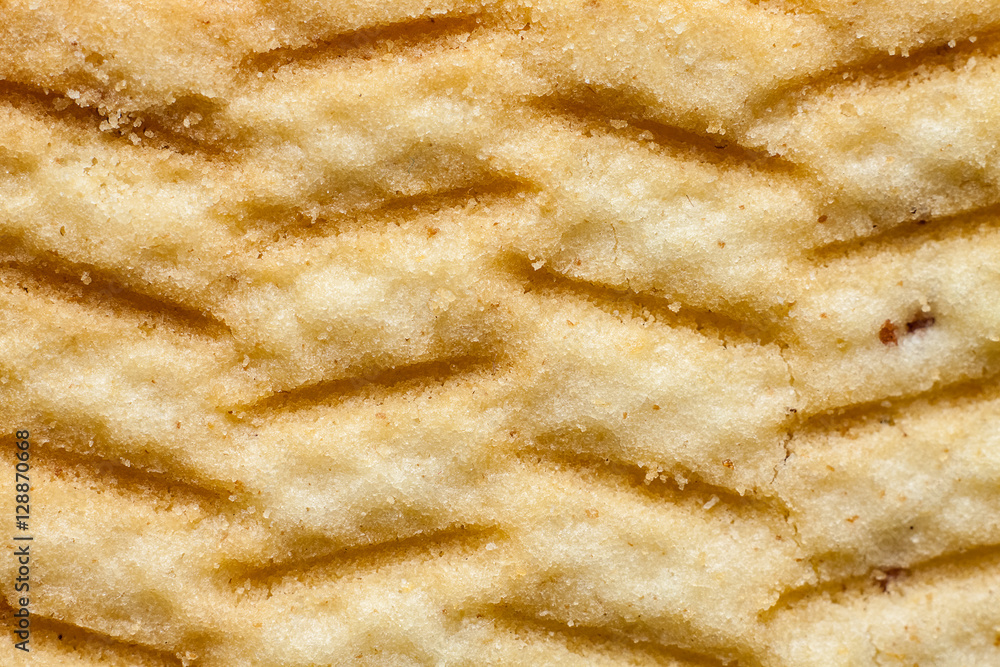 Shortbread. Texture close-up. Flat view. Shortbread. Texture close-up. Flat view.