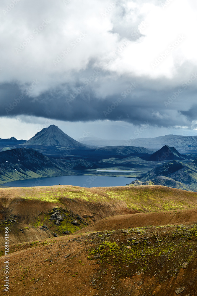 Fototapeta premium trekking na Islandii