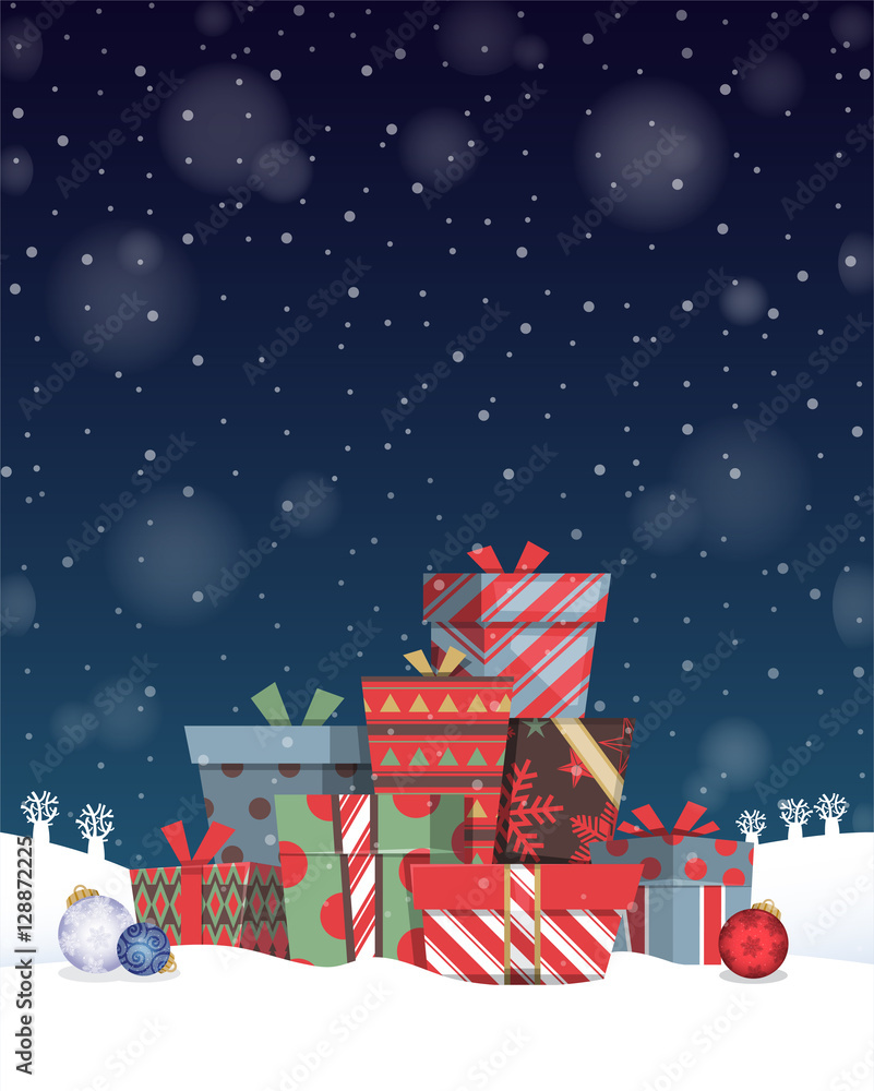 custom made wallpaper toronto digitalA pile of Christmas gifts D
