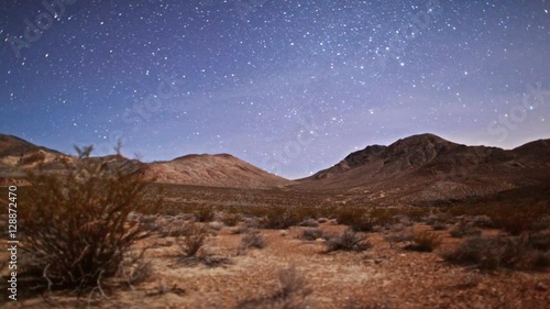 Stars Over Death Valley Desert Night Sky 