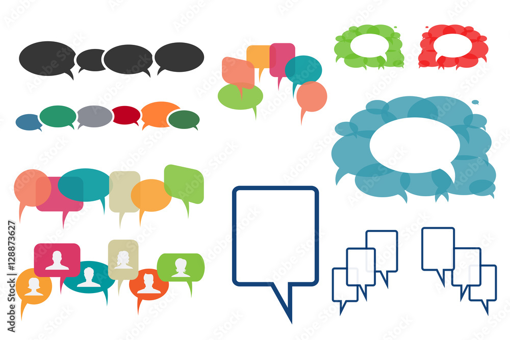 Sprechblasen Kollektion
