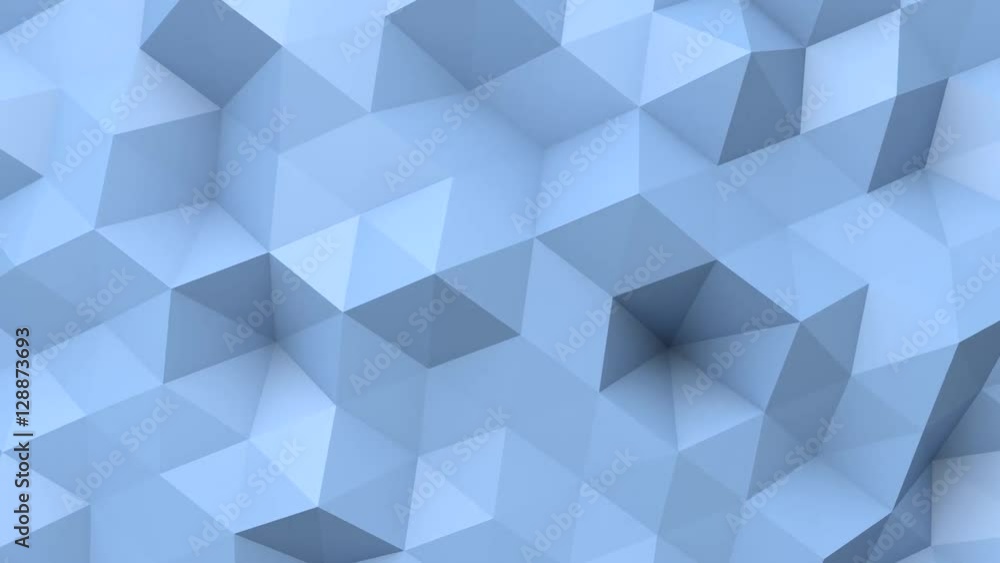 3D Animation - Blue low poly texture 3D Animation - Blue low poly texture