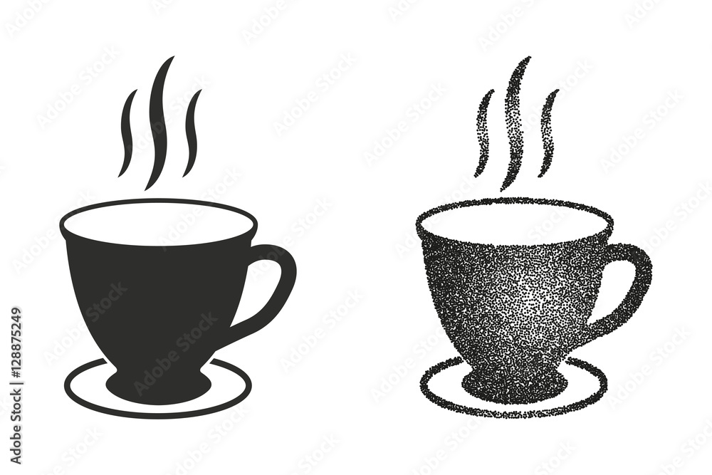 Obraz premium Coffee cup - vector icon.