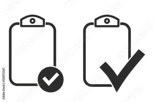 Clipboard - vector icon.