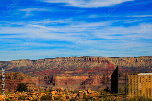 Rocks and mountains of Grand Canyon and Nevada, Arizona dessert.