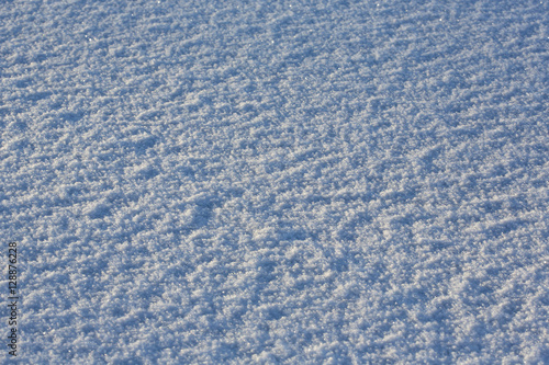 Snow surface. Image taken during sunrise.