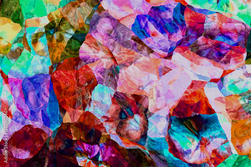 Colorful abstract dreams background. Digital artwork creative graphic design. © Roberto Sorin