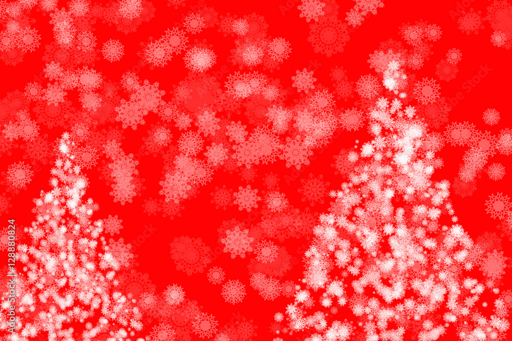 Snowflakes and Christmas trees background new year Snowflakes and Christmas trees background new year