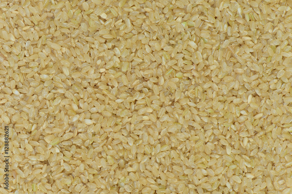 Japan coarse rice or brown rice background Japan coarse rice or brown rice background
