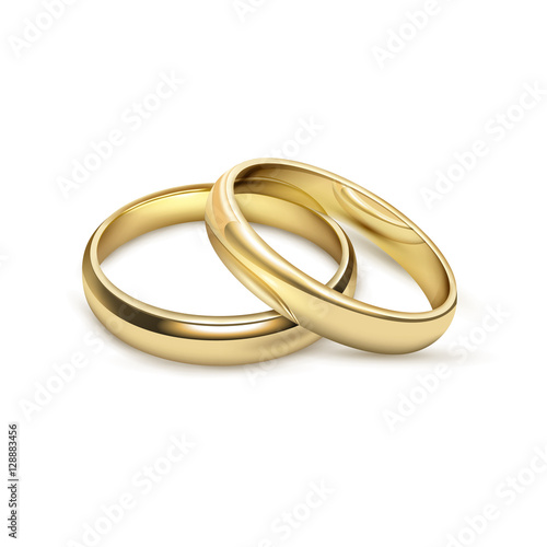  Wediding Rings Bridal Set Realistic Image