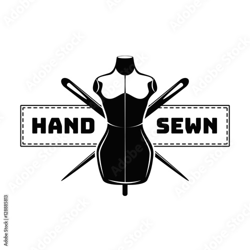 Mannequin, needle, hand made. Sewing set