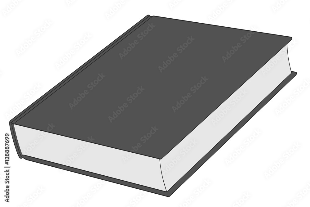 2d cartoon illustration of book 2d cartoon illustration of book