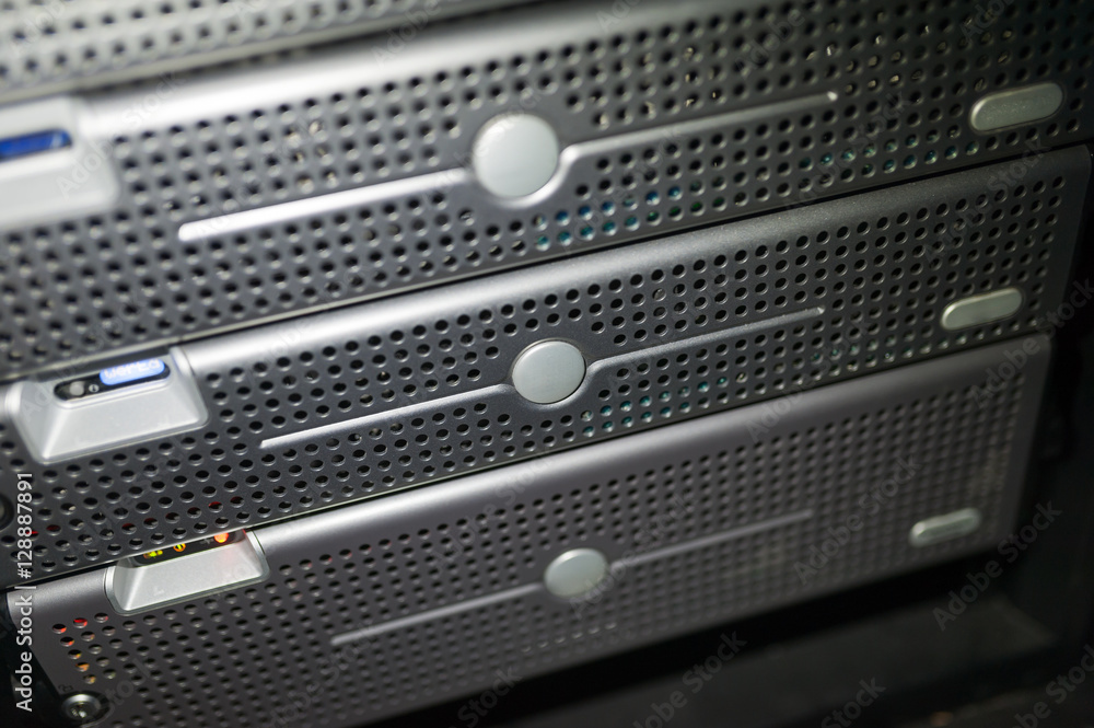 Network servers in data room Domestic Room Network servers in data room Domestic Room