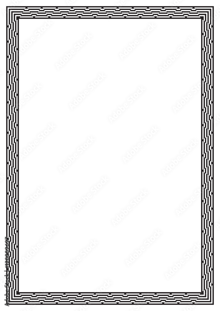 White sheet of paper a4 size Royalty Free Vector Image