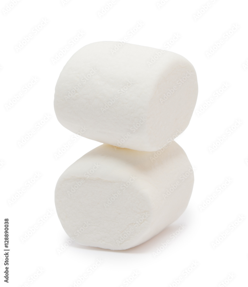 Marshmallows isolated on white background Marshmallows isolated on white background