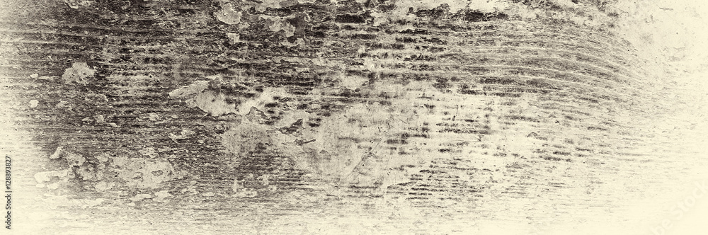 Obraz premium It is a very old damaged board with peeling paint