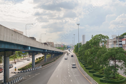 Traffic road   View of traffic road. Movement.