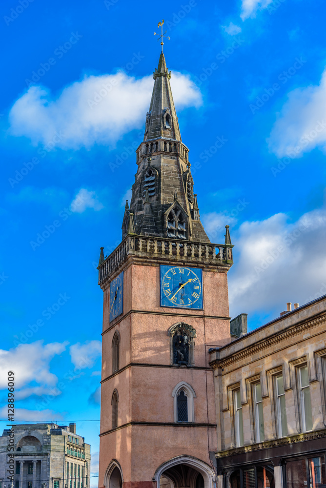 Glasgow city centre - beautiful architecture - clock tower
