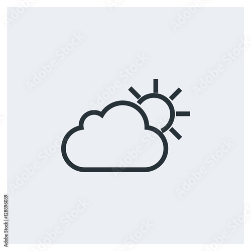 Sunny weather icon