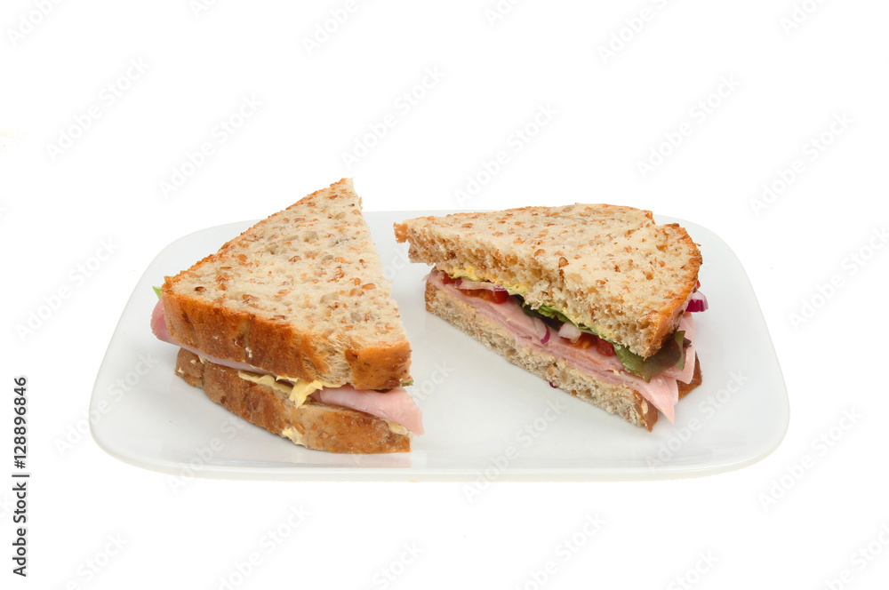 Ham salad sandwich