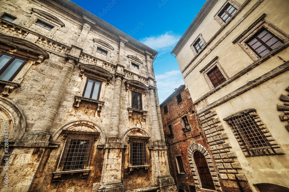Historic buildings in Montepulciano