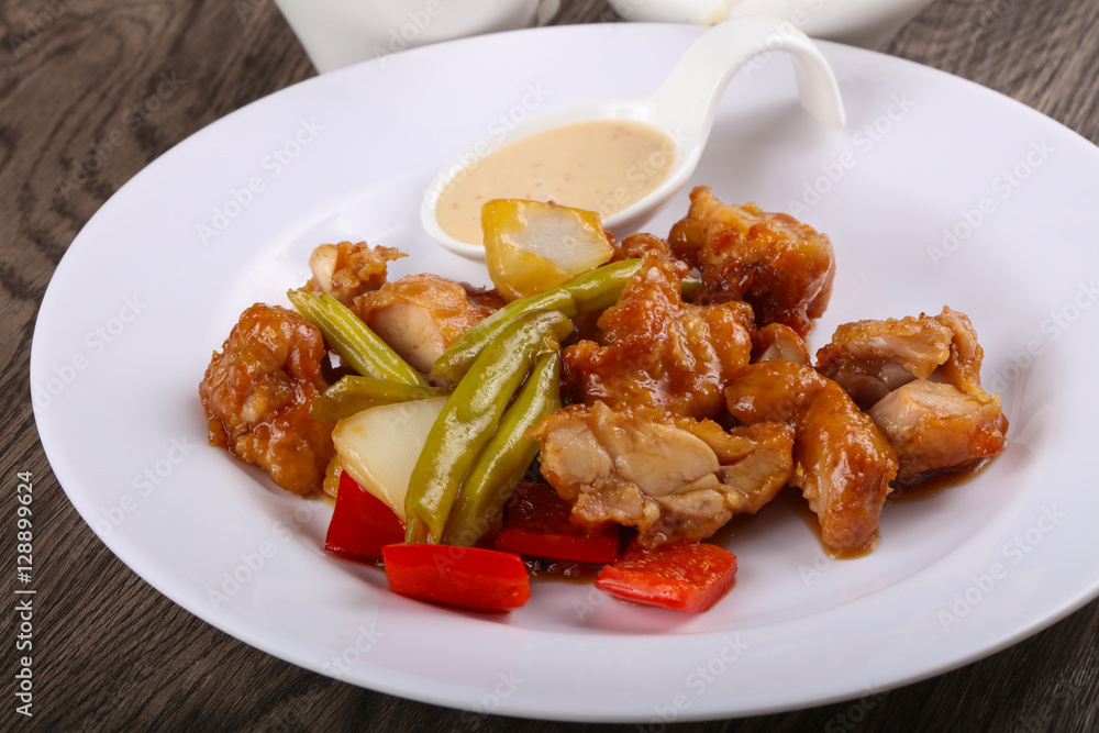 Stir fry teriyaki pork Stir fry teriyaki pork