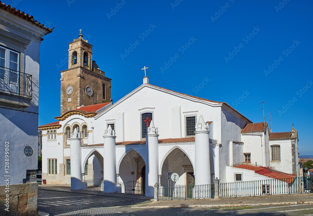 Igreja de Santa Maria church in Beja, Alentejo. Portugal.