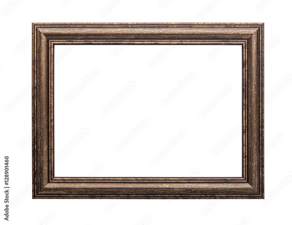 Old frame isolated on white. Old frame isolated on white.