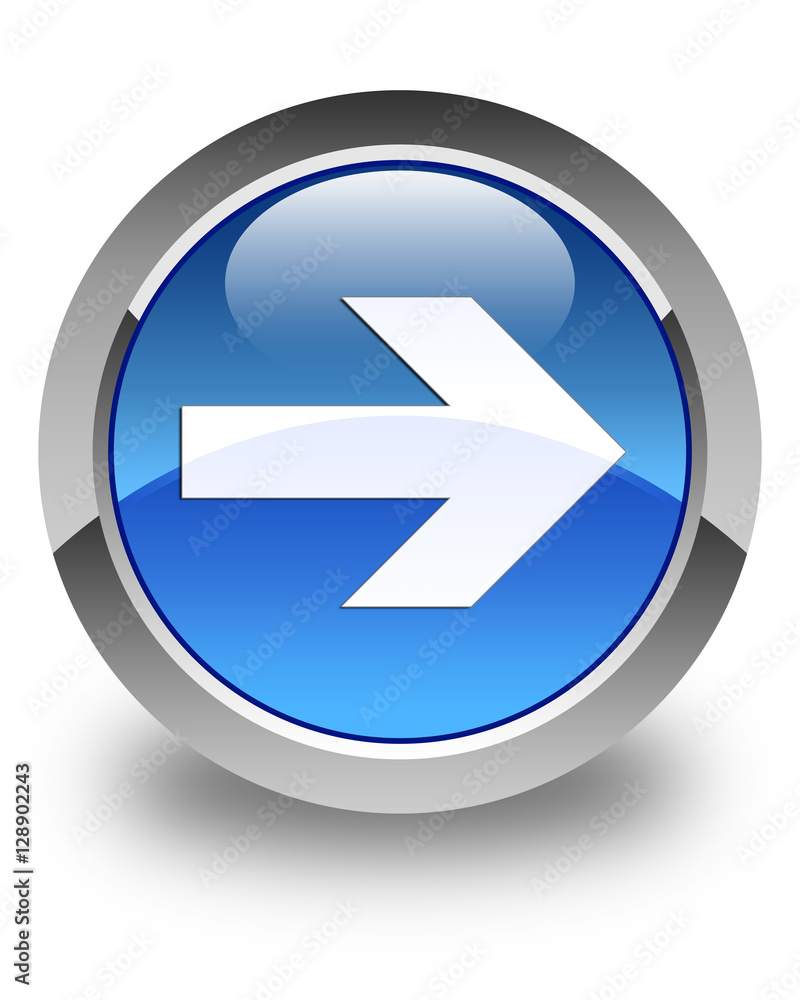 Next arrow icon glossy blue round button 4 Next arrow icon glossy blue round button 4