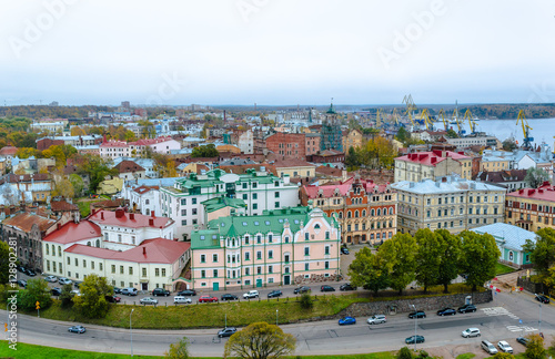 Panorama of the city of Vyborg